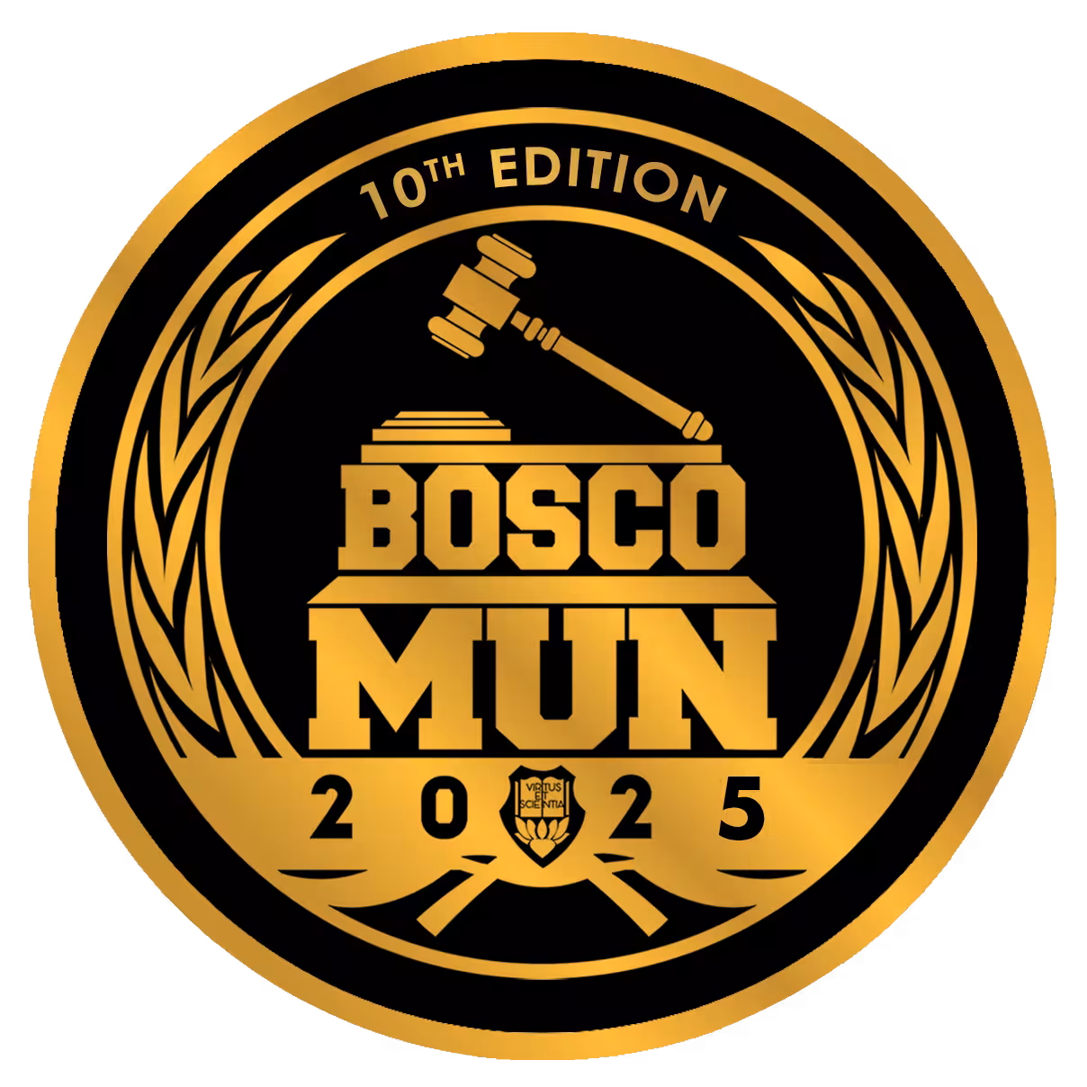 Bosco MUN 2025 Logo